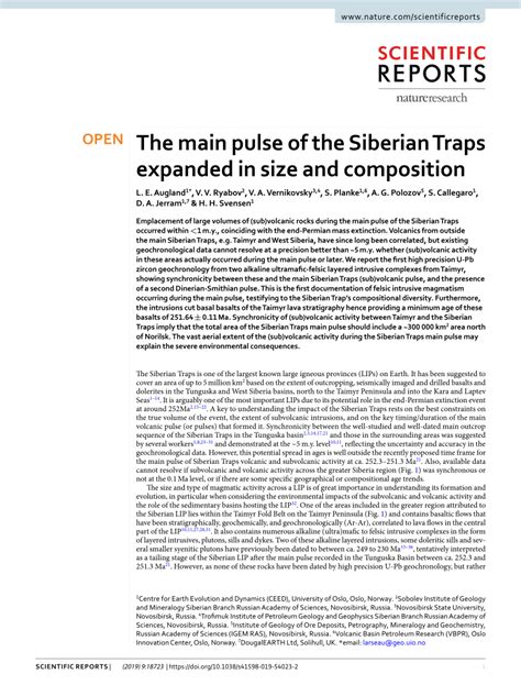 siberian traps vs yellowstone|The main pulse of the Siberian Traps expanded in size and.